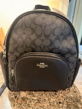 Coach | Bags | Coach Signature Brown And White Mini Backpack  display picture 3